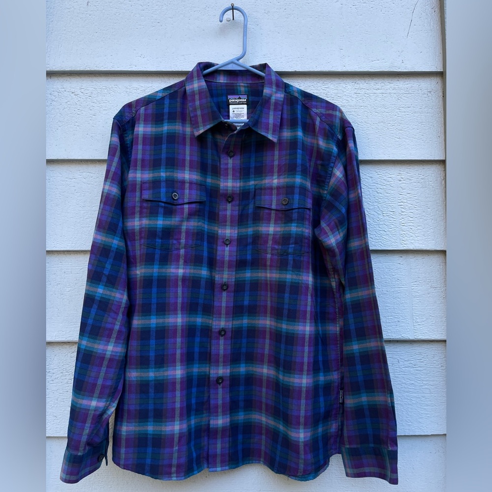 Patagonia Plaid Shirt, Men’s Size Medium, Cotton/Polyester Blend